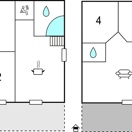 Сasa de vacaciones Stunning In With Sauna Gråsten